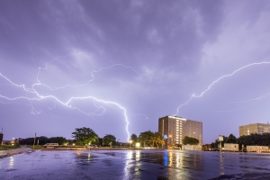 Gewitter über Dresden