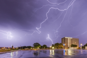 Gewitter über Dresden